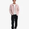 Arbetsjacka i ekologiskt tyg – blekt rosa