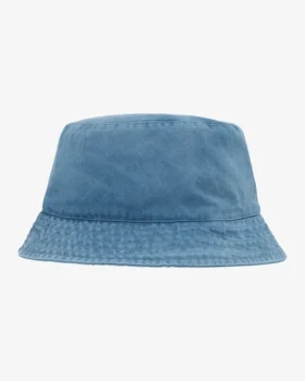 Buckethat i ekologisk bomull – blekt indigo