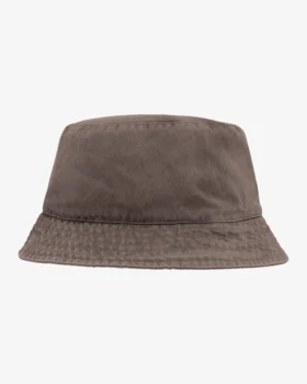 Buckethat i ekologisk bomull – blekt khaki
