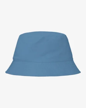 Buckethat i ekologisk bomull – havsblå