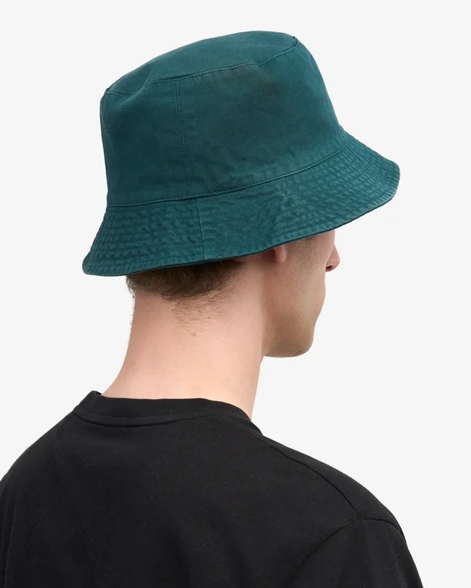 Buckethat i ekologisk bomull – havsgrön