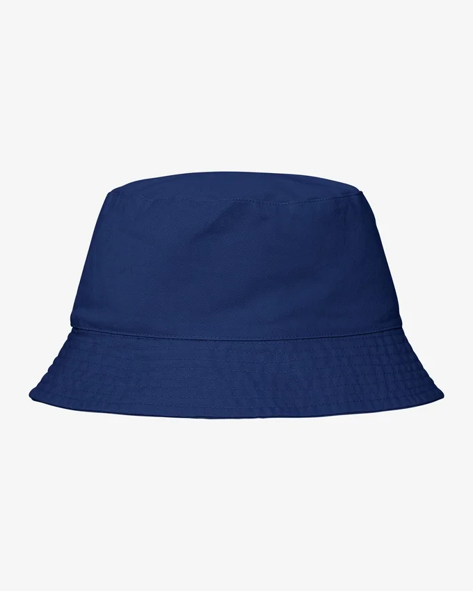 Buckethat i ekologisk bomull – marinblå