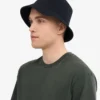 Buckethat i ekologisk bomull – marinblå