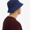 Buckethat i ekologisk bomull – marinblå