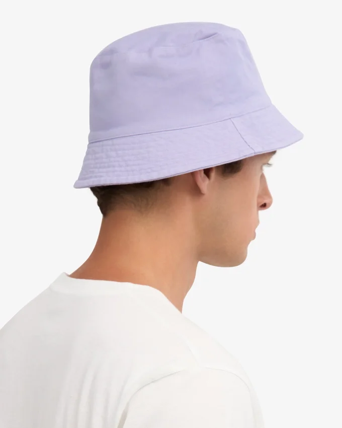 Buckethat i ekologisk bomull – mjuk lavendel