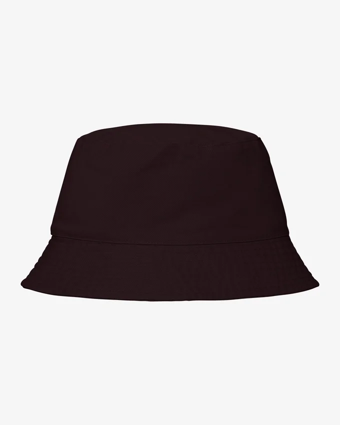 Buckethat i ekologisk bomull – oxblodsröd