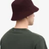 Buckethat i ekologisk bomull – oxblodsröd