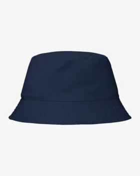 Buckethat i ekologisk bomull – petrolblå