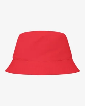 Buckethat i ekologisk bomull – röd mandarin
