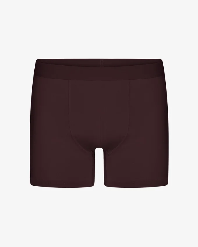 Classic Organic boxershorts – Oxblood Red