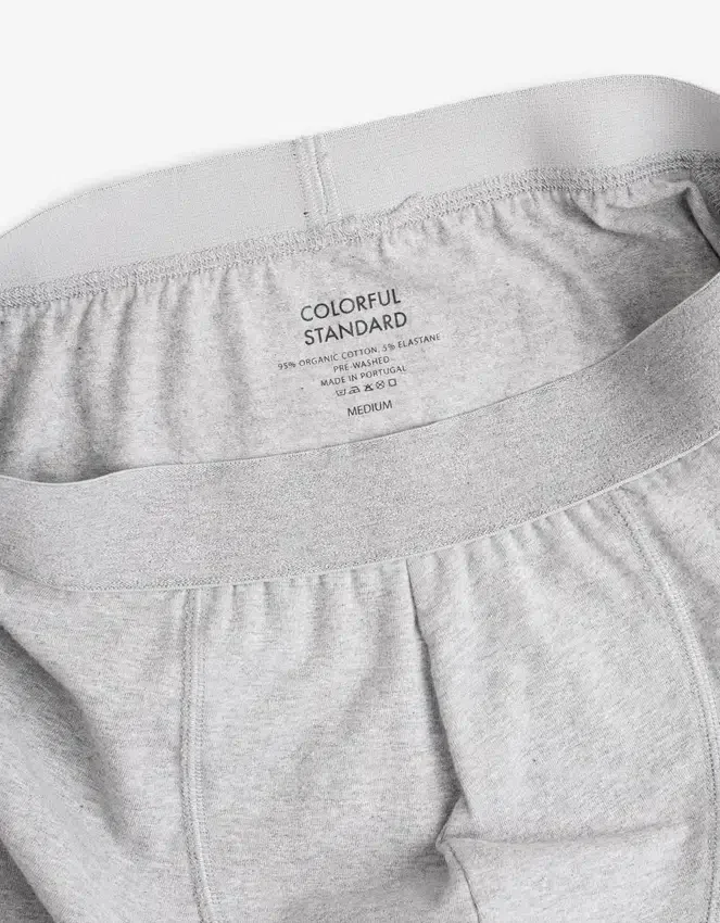 Classic Organic boxershorts – snömelange