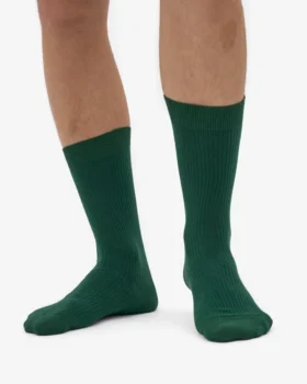 Classic Organic Classic Organic strumpa – smaragdgrön