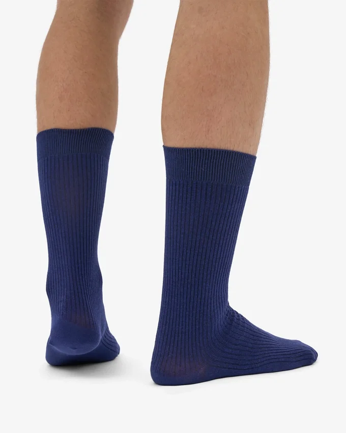 Classic Organic Classic Organic strumpor – marinblå