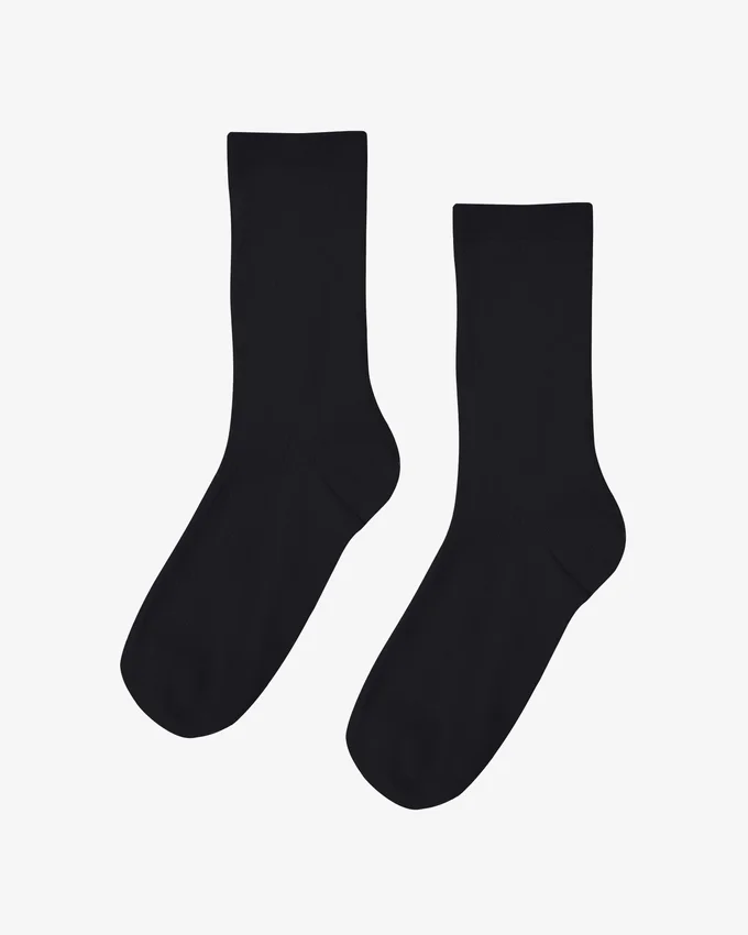 Classic Organic Classic Strumpa för dam – Deep Black