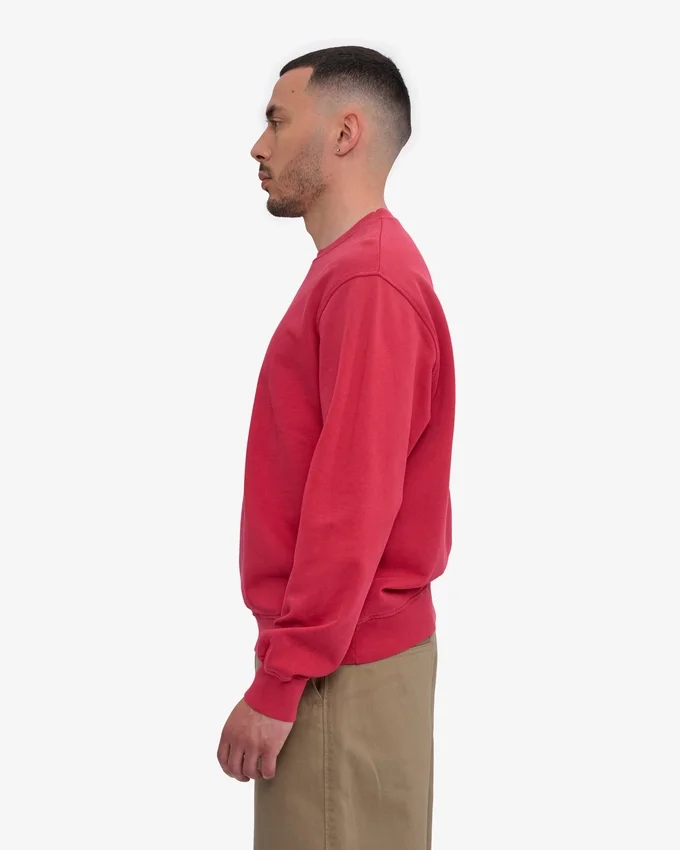 Classic Organic Crew – Faded Red