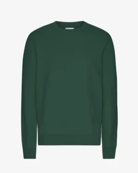 Classic Organic Crew – smaragdgrön