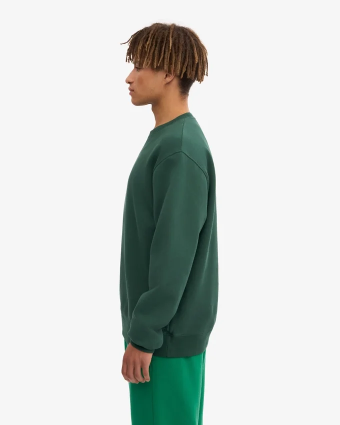 Classic Organic Crew – smaragdgrön