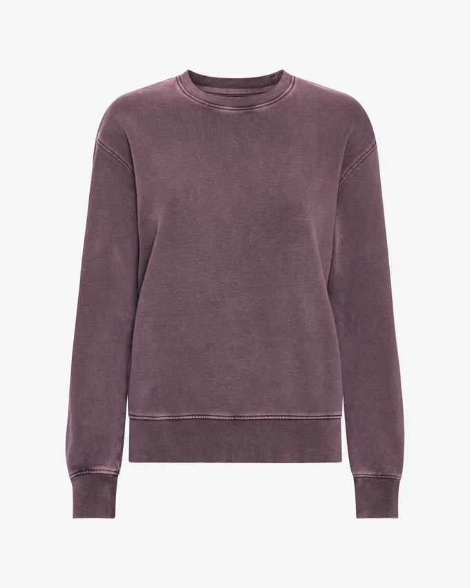 Classic Organic ekologisk damtröja med rund hals – Faded Grape