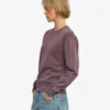 Classic Organic ekologisk damtröja med rund hals – Faded Grape