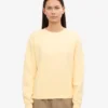Classic Organic ekologisk damtröja med rund hals – Soft Yellow