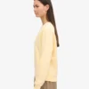 Classic Organic ekologisk damtröja med rund hals – Soft Yellow