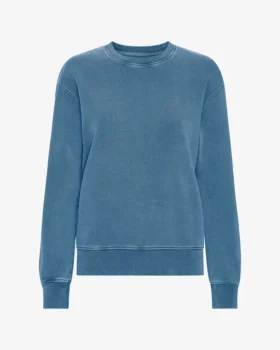 Classic Organic ekologisk rundhalsad tröja för dam – blekt indigo