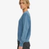 Classic Organic ekologisk rundhalsad tröja för dam – blekt indigo