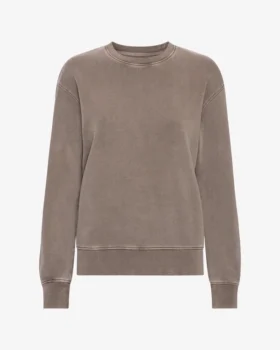 Classic Organic ekologisk rundhalsad tröja för damer – blekt khaki