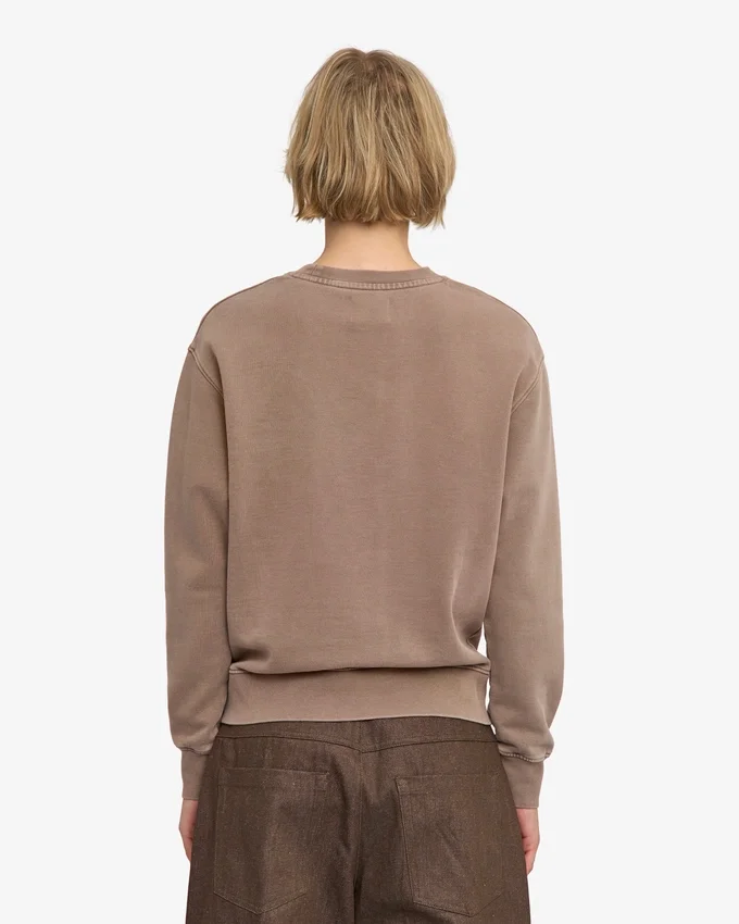 Classic Organic ekologisk rundhalsad tröja för damer – blekt khaki