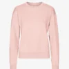 Classic Organic ekologisk rundhalsad tröja för damer – blekt rosa