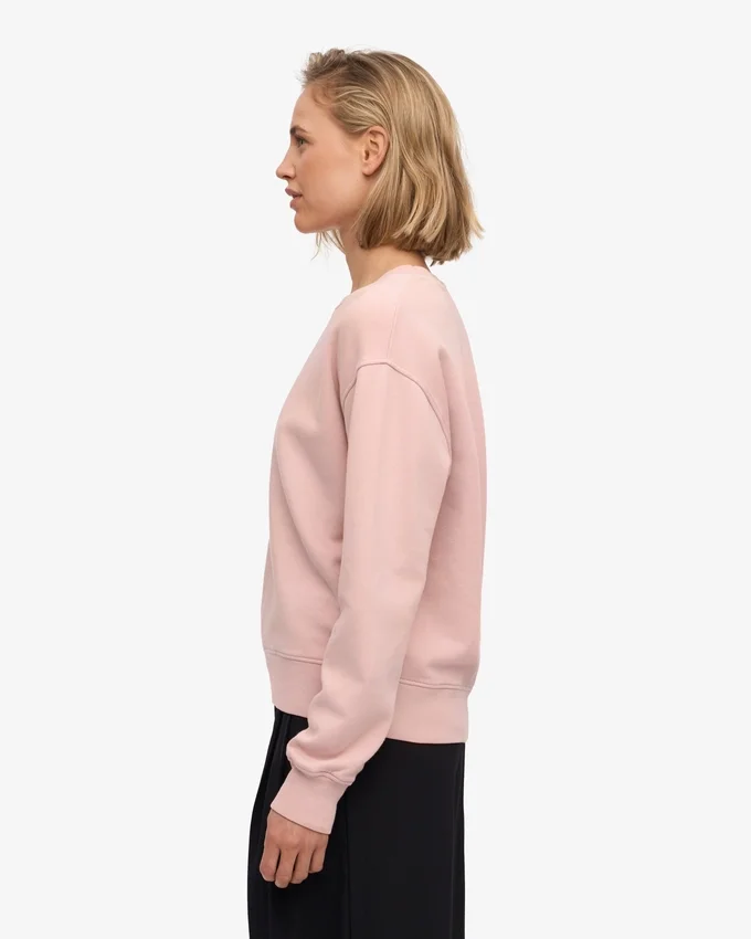 Classic Organic ekologisk rundhalsad tröja för damer – blekt rosa