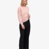 Classic Organic ekologisk rundhalsad tröja för damer – blekt rosa