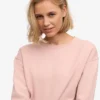 Classic Organic ekologisk rundhalsad tröja för damer – blekt rosa