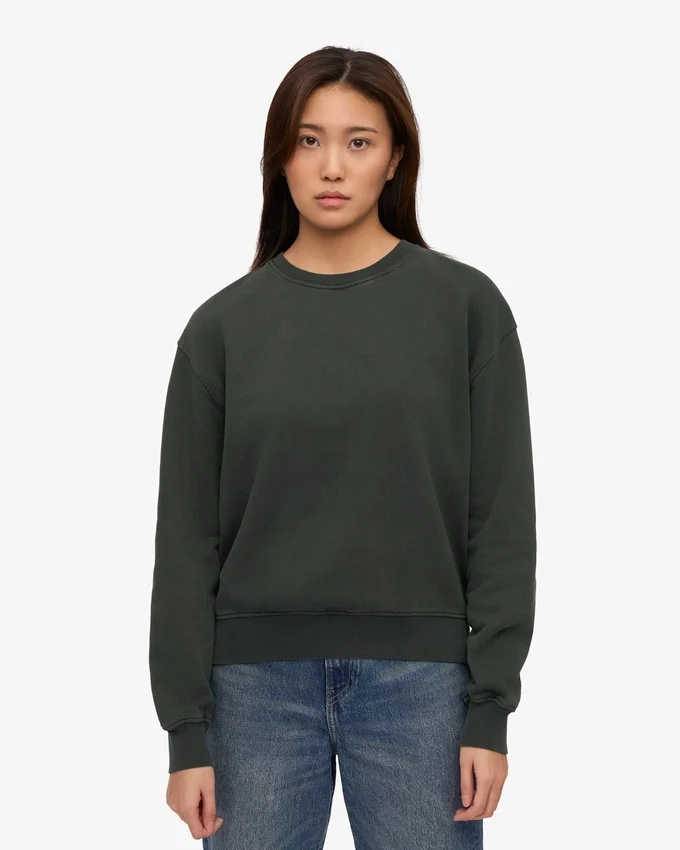 Classic Organic ekologisk rundhalsad tröja för damer – Midnight Forest
