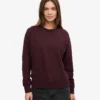 Classic Organic ekologisk rundhalsad tröja för damer – Oxblood Red
