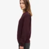 Classic Organic ekologisk rundhalsad tröja för damer – Oxblood Red