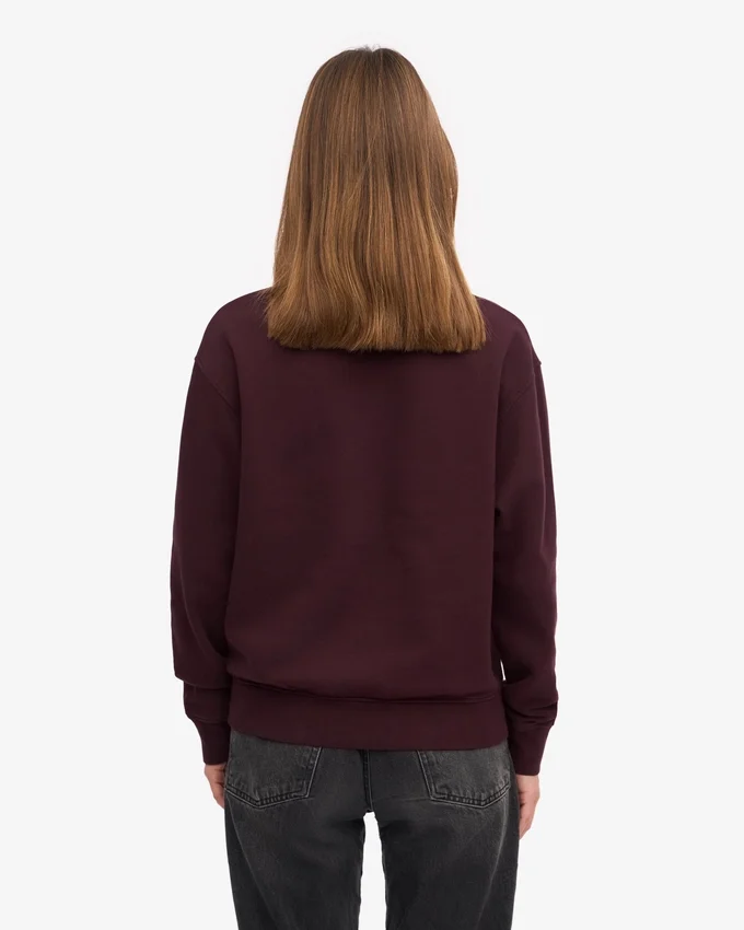 Classic Organic ekologisk rundhalsad tröja för damer – Oxblood Red
