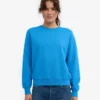 Classic Organic ekologisk rundhalsad tröja för damer – Pacific Blue