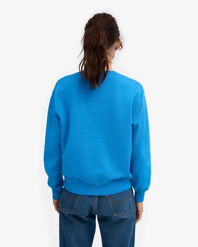 Classic Organic ekologisk rundhalsad tröja för damer – Pacific Blue
