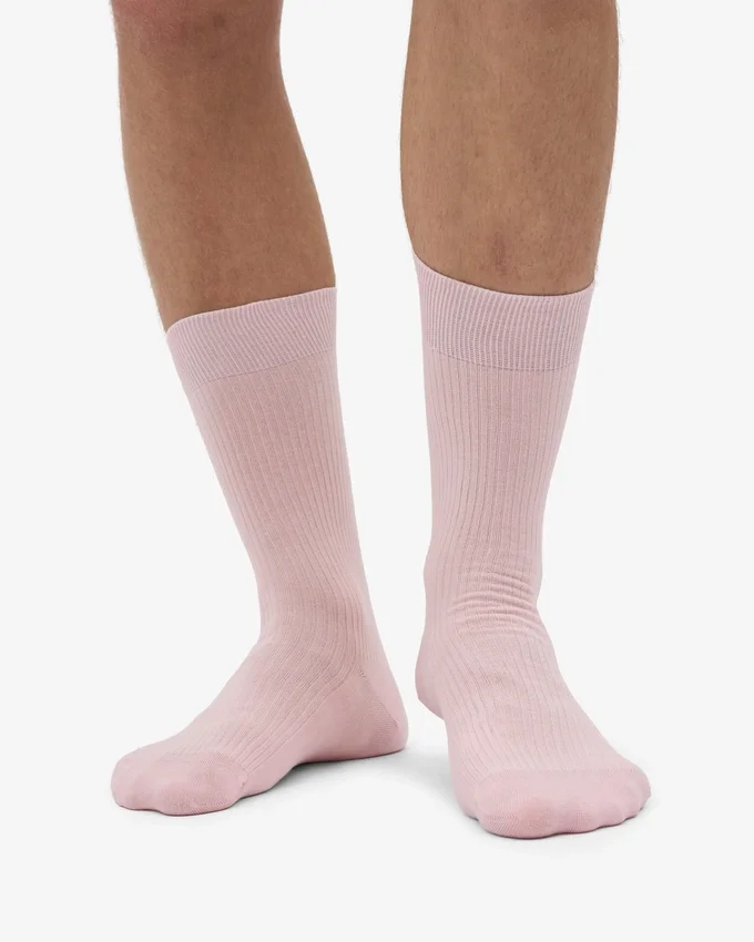 Classic Organic ekologisk strumpa – blekt rosa