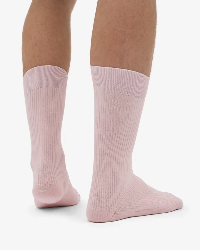 Classic Organic ekologisk strumpa – blekt rosa