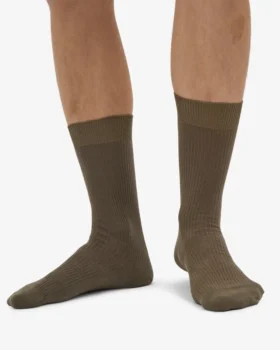 Classic Organic ekologisk strumpa – Dusty Olive