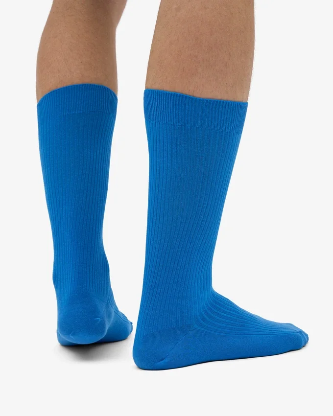 Classic Organic ekologisk strumpa – Pacific Blue