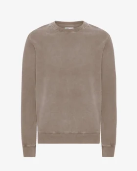 Classic Organic ekologisk tröja med rund hals – blekt khaki