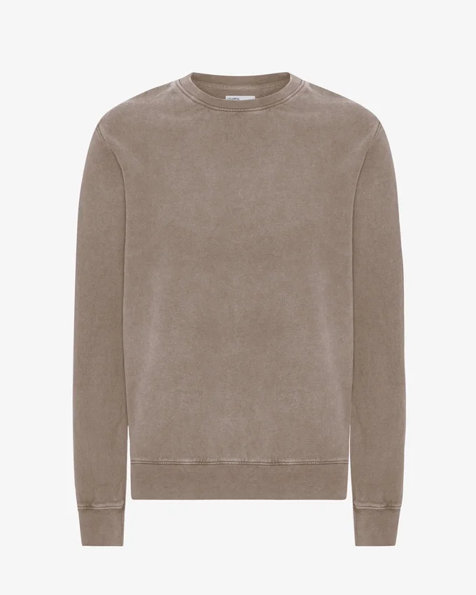 Classic Organic ekologisk tröja med rund hals – blekt khaki