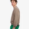Classic Organic ekologisk tröja med rund hals – blekt khaki
