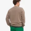 Classic Organic ekologisk tröja med rund hals – blekt khaki
