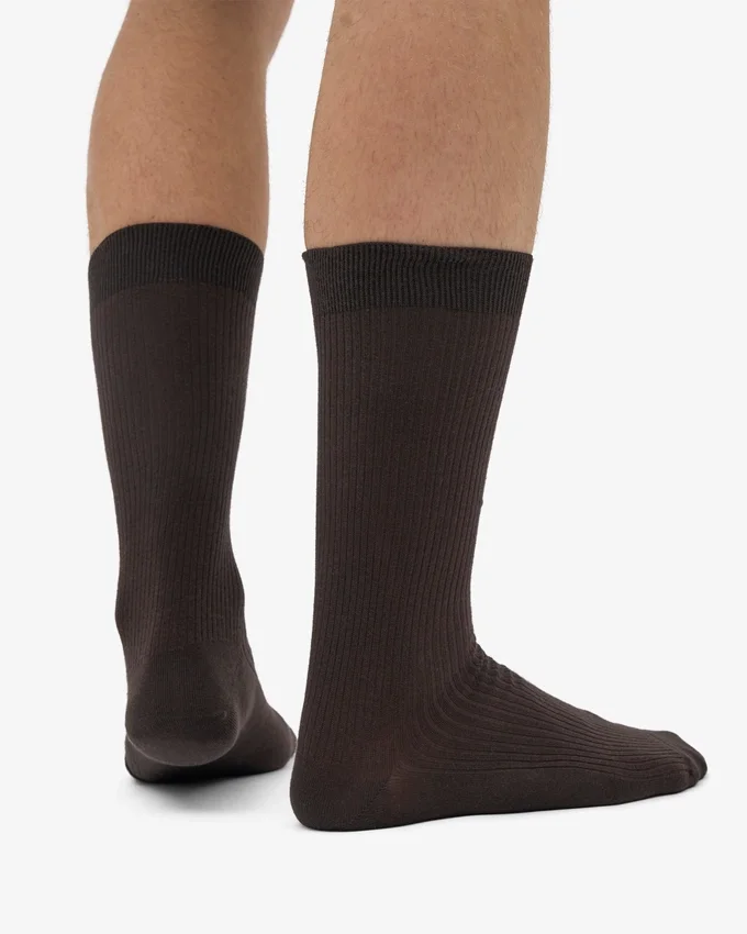 Classic Organic ekologiska strumpor – kaffebrun