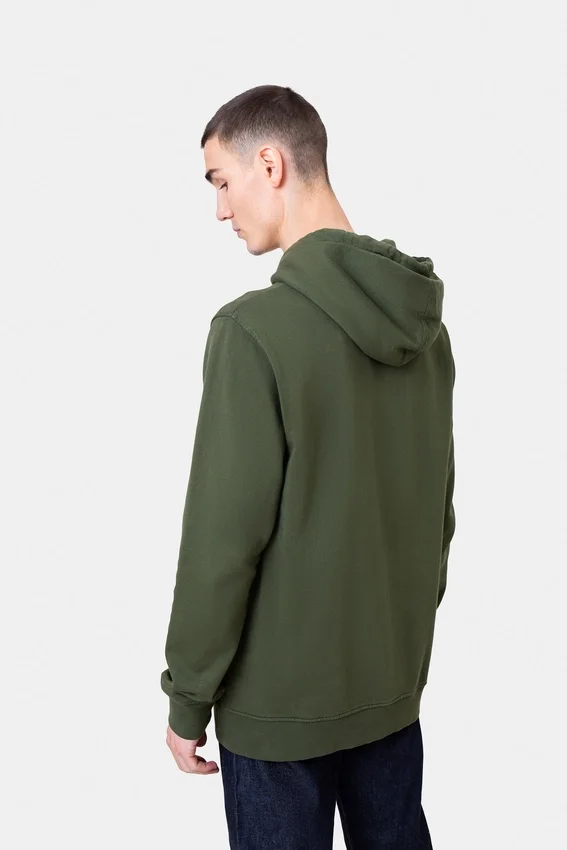 Classic Organic huva – safirblå