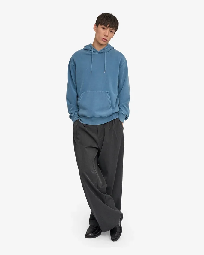 Classic Organic huvtröja – blekt indigo